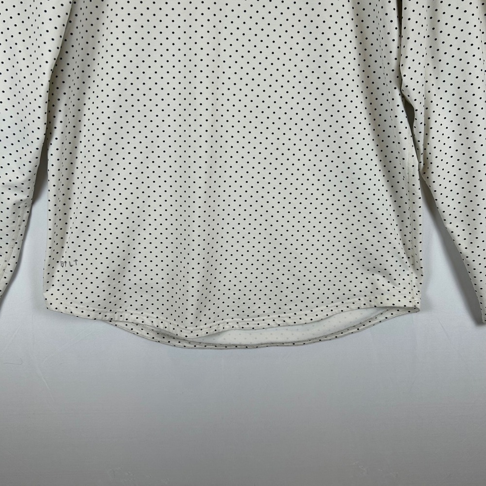 BYLT Basics Drop Cut LUX Long Sleeve Crew Neck Polka Dot Mens XL Shirt - Picture 7 of 9